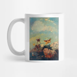 Butterflies by Odilon Redon Mug